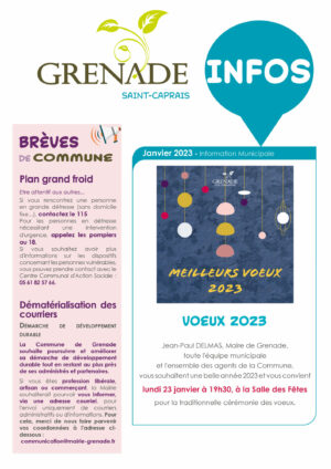 Grenade Infos - janvier 2023